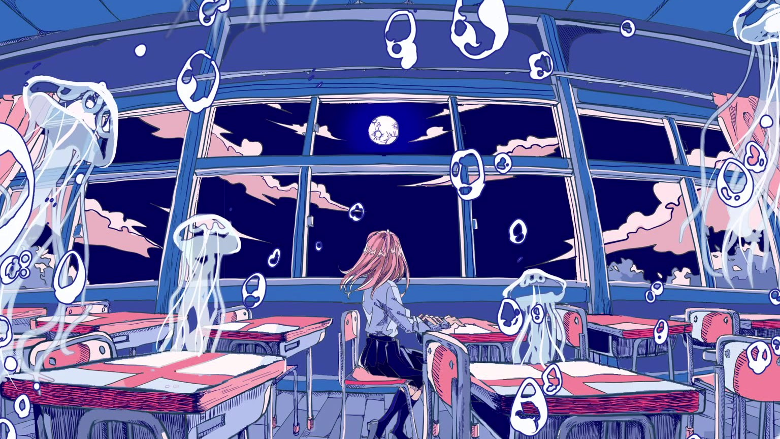 空ノ月、海ノ月 feat.初音ミクDark【 ツカダタカシゲ】